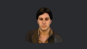 Al Pacino Michael Corleone Godfather- Realistic bust head ready 3d Model