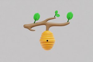 3D Cartoon Beehive