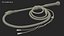 Leather Bullwhip Braided Brown