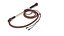 Leather Bullwhip Braided Brown