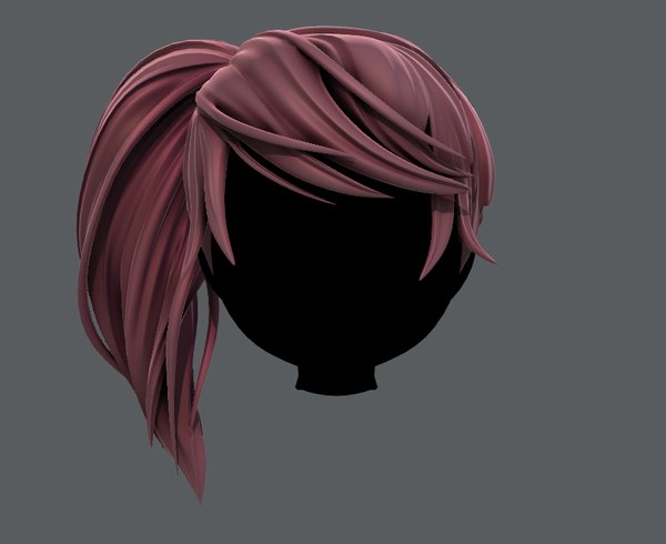 Estilo de cabelo 3D para menina V94 Modelo 3D - TurboSquid 1807102