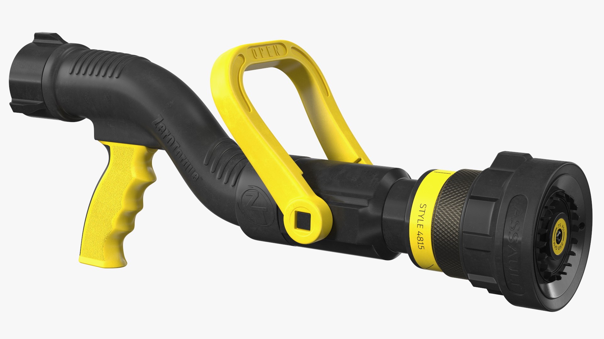 Assault Zero Torque Fire Nozzle with Molded Teeth 3D model preview