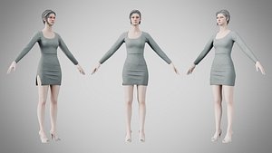 Dress 54 Philippine Gray With Design