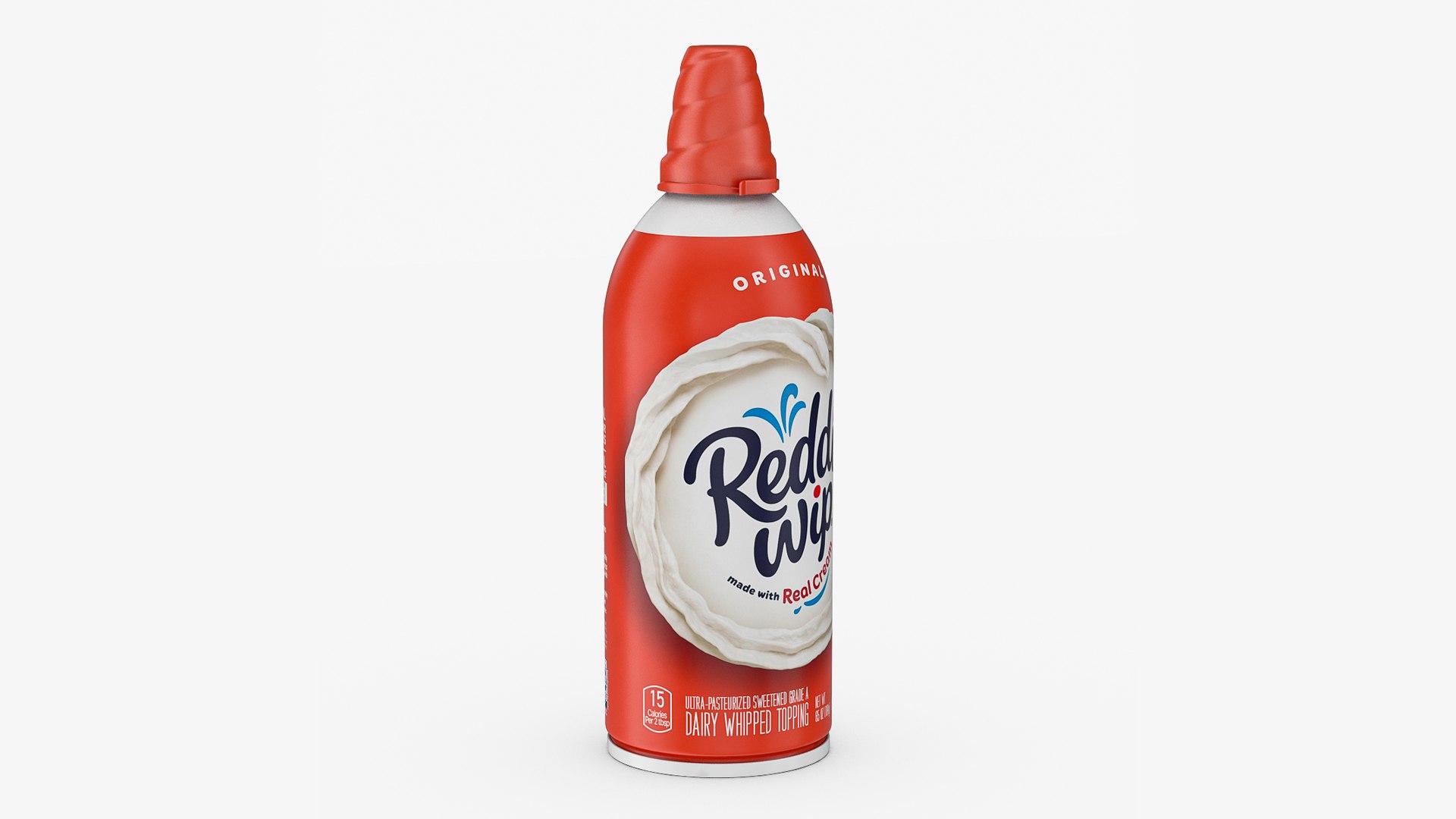 Original Dairy Whipped Topping Can 3D model preview