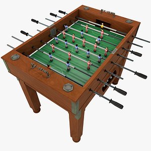 3D Soccer Table model