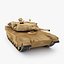 Tank Abrams Low-Poly