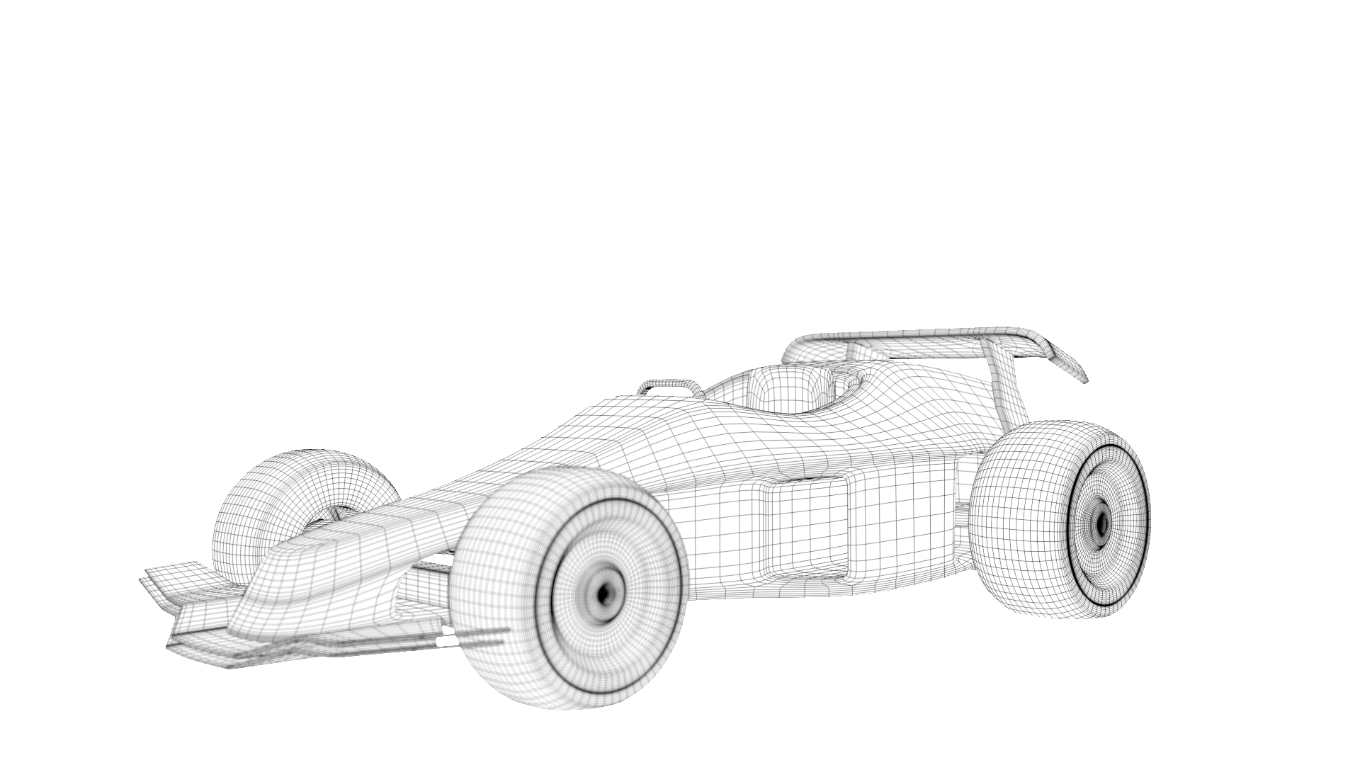 Formula 1 Low Poly Race Car 3D TurboSquid 1973280