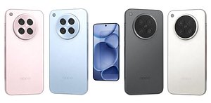 OPPO Find X8s All Colors Low Poly 3D model