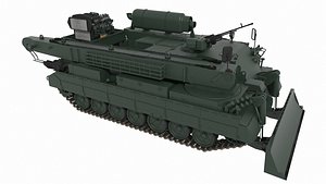 Armored Recovery  ARV  And Armored Engineer  AEV  Vehicles Collection 3D