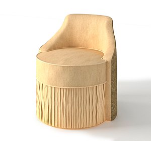 3D pouf model