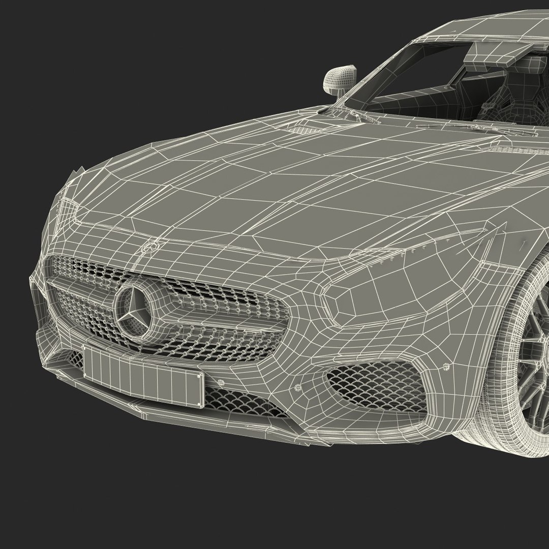 mercedes benz amg gt 3d model