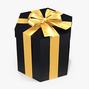 Hexagon Gift Box Black