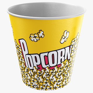 Popcorn Cup 05 3D