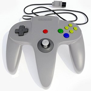 3D model Nintendo 64 Controller