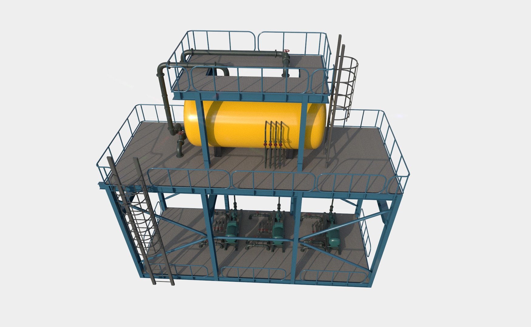 3D Industrial System Model - TurboSquid 1760951