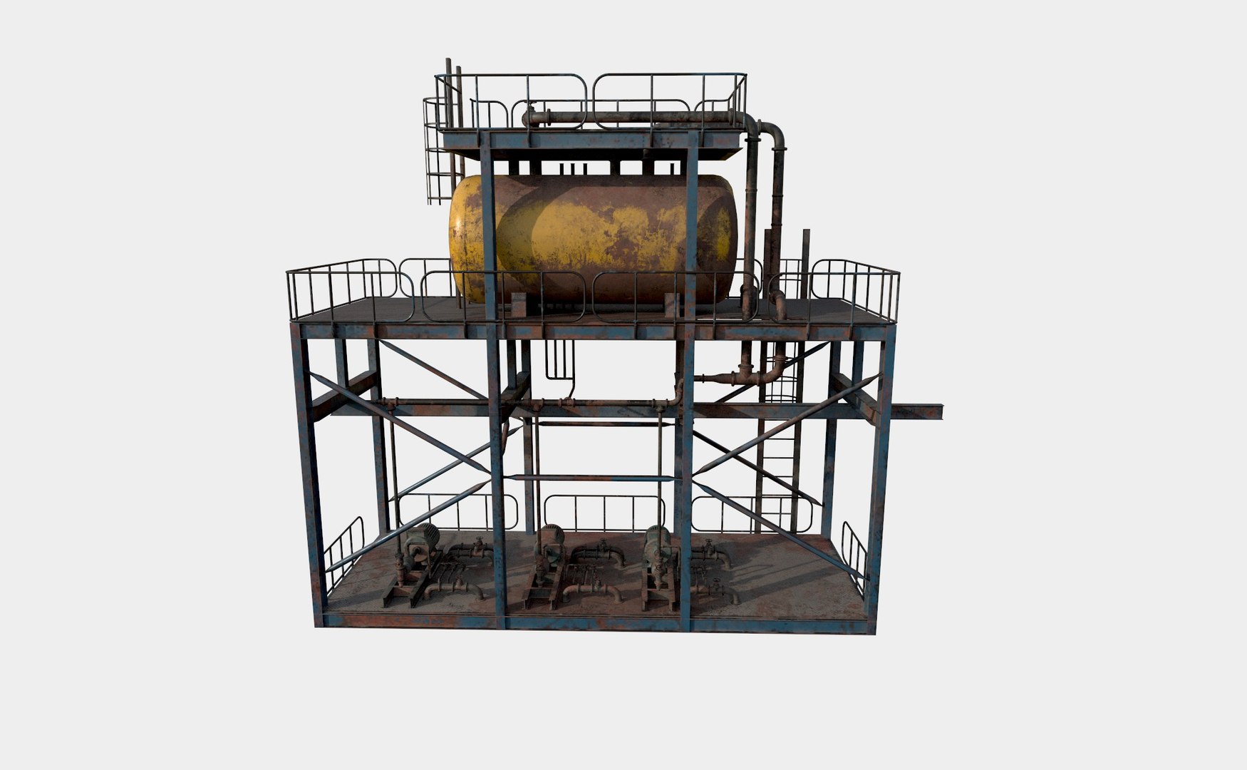 3D Industrial System Model - TurboSquid 1760951