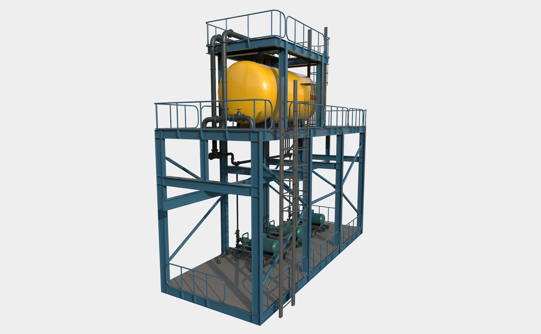 3D Industrial System Model - TurboSquid 1760951