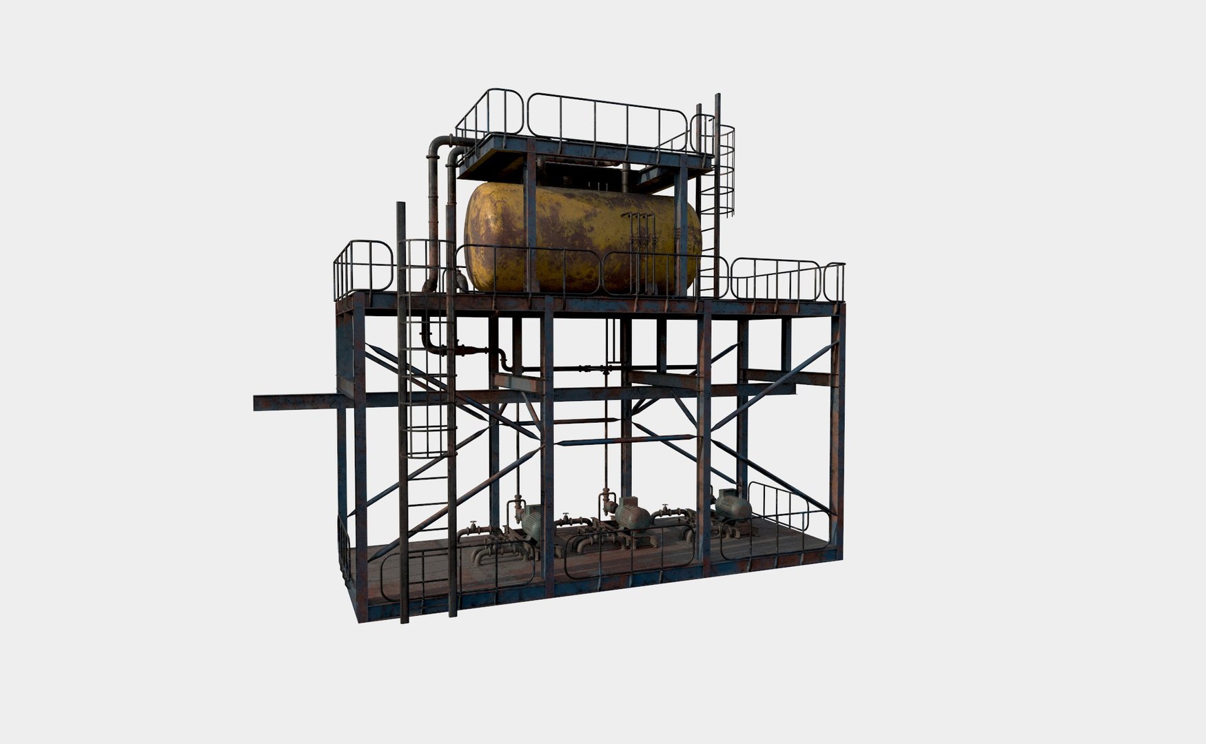 3D Industrial System Model - TurboSquid 1760951