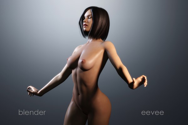 3d Naked Girl