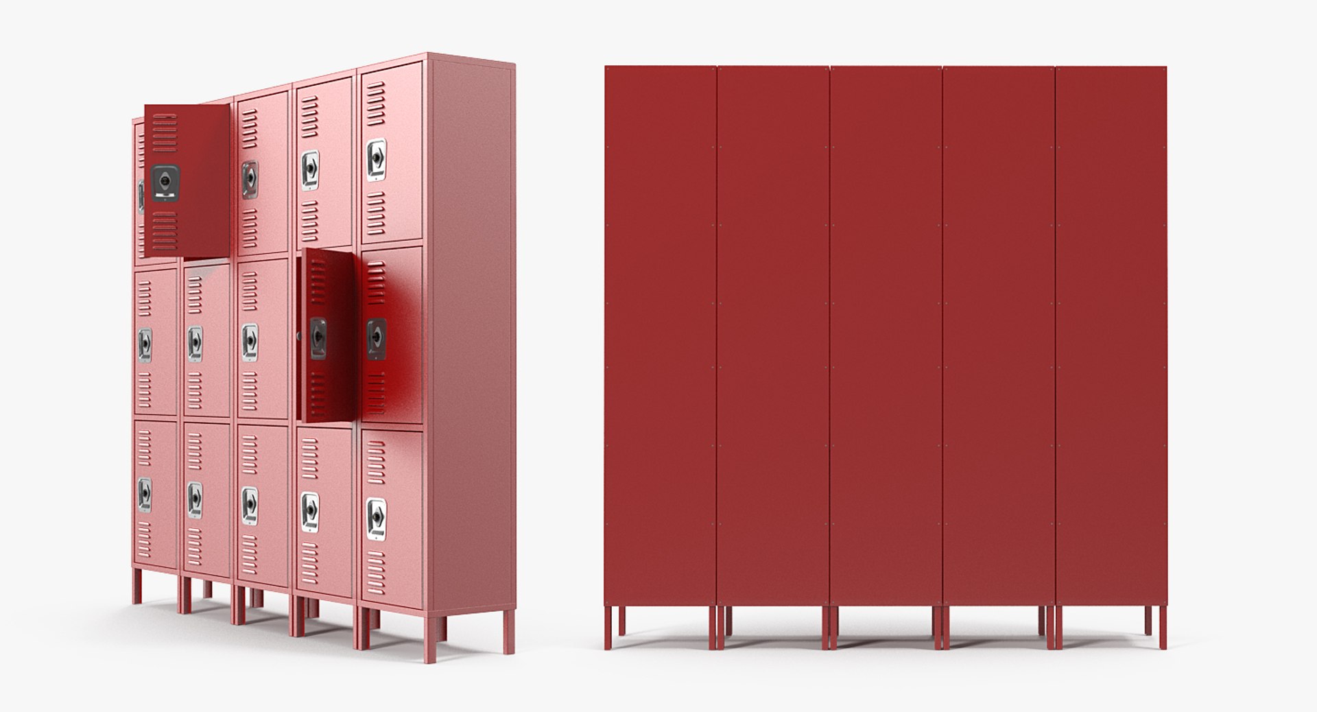 3D Personal Lockers - TurboSquid 1423771