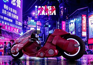 3D Akira - Kaneda motorcycle