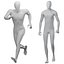 Rigged Simple and Sport Men Mannequins