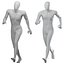 Rigged Simple and Sport Men Mannequins