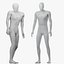Rigged Simple and Sport Men Mannequins