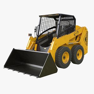3D Modern Skid Steer Loader model