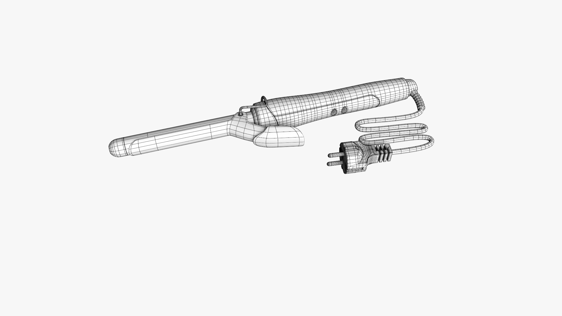 Curling Iron 3D Model TurboSquid 1700854