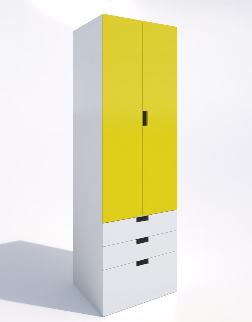 Ikea Stuva Storage Cabinet 3d Model
