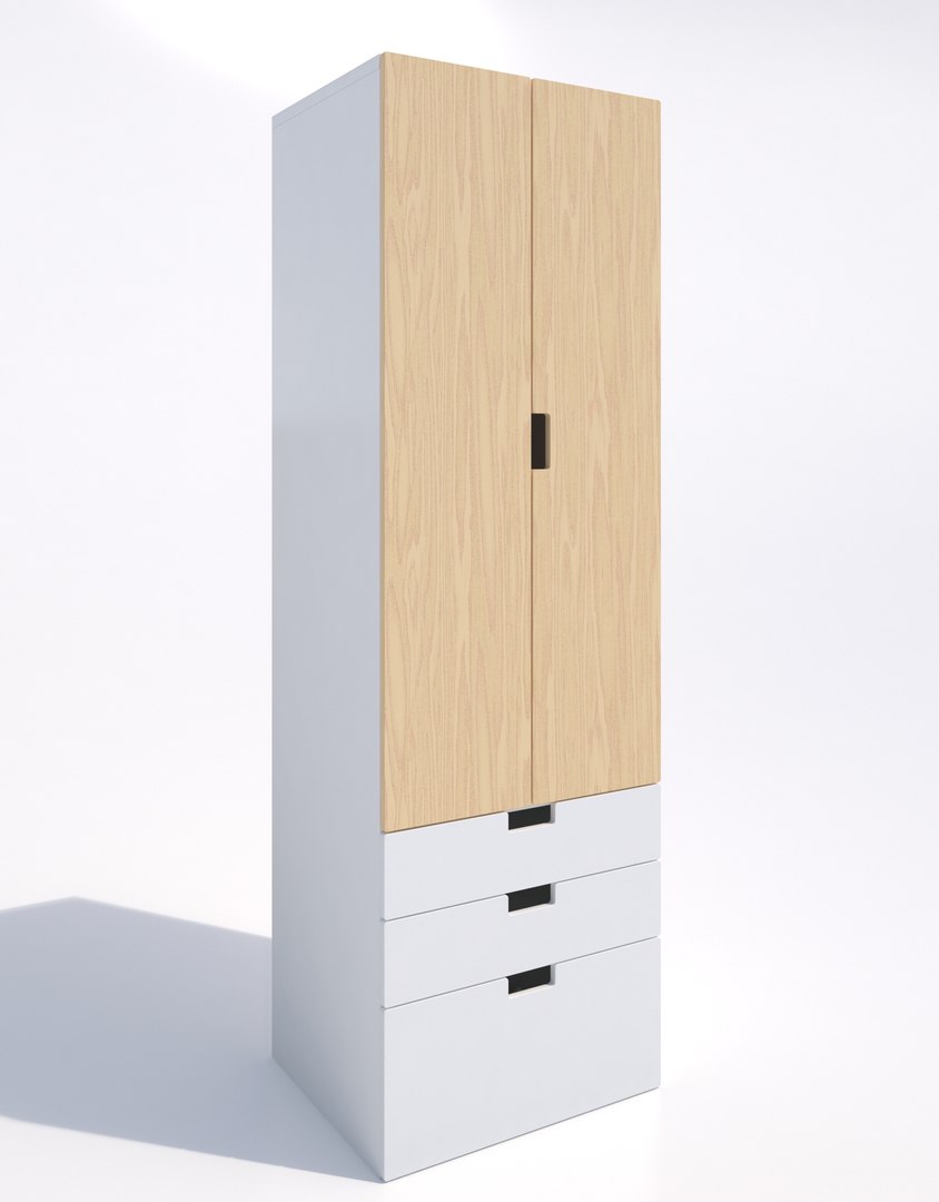 Ikea Stuva Storage Cabinet 3d Model