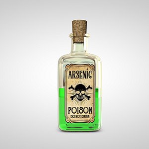 poison bottle 3D