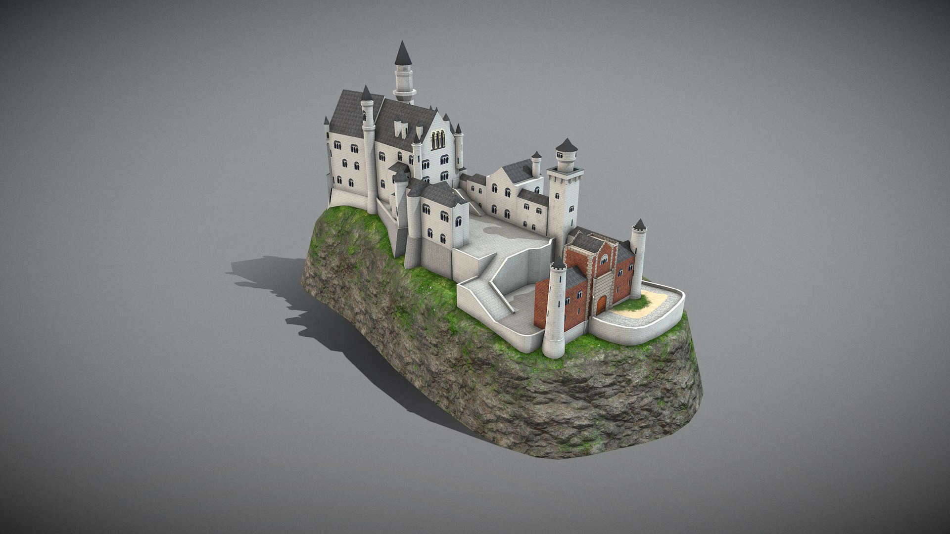 Neuschwanstein Castle 3D model https://p.turbosquid.com/ts-thumb/JX/F9bIY2/vc/007/png/1770797402/1920x1080/fit_q87/07dd9b5c35fbc9f104db9e00a6f6ceab1328f589/007.jpg