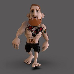 3D model Conor McGregor Toon