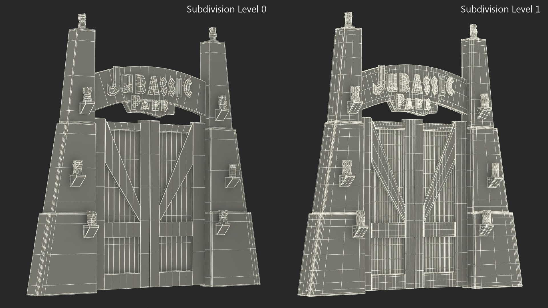 3D Jurassic Park Gate https://p.turbosquid.com/ts-thumb/JX/GrY0iQ/5P/jurassicparkgate3dsmodel018/jpg/1703624412/1920x1080/fit_q87/e4a91bc5255cebbd98188566854637b7805cd9a5/jurassicparkgate3dsmodel018.jpg