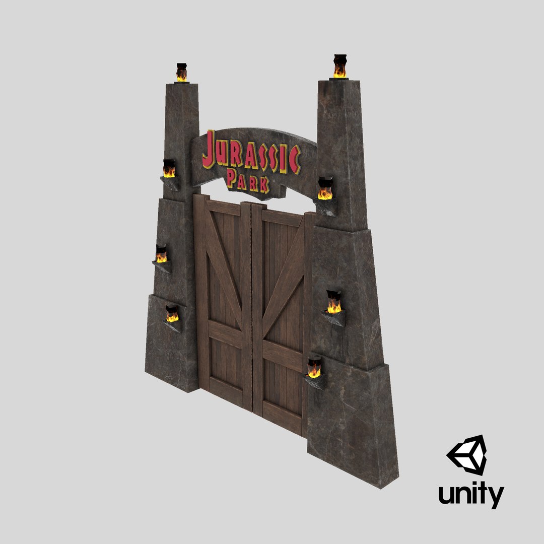 3D Jurassic Park Gate https://p.turbosquid.com/ts-thumb/JX/GrY0iQ/DC/stemcell_unity_render/png/1710401896/1920x1080/fit_q87/35b3368326489feae1901d59434c8269bea88f25/stemcell_unity_render.jpg