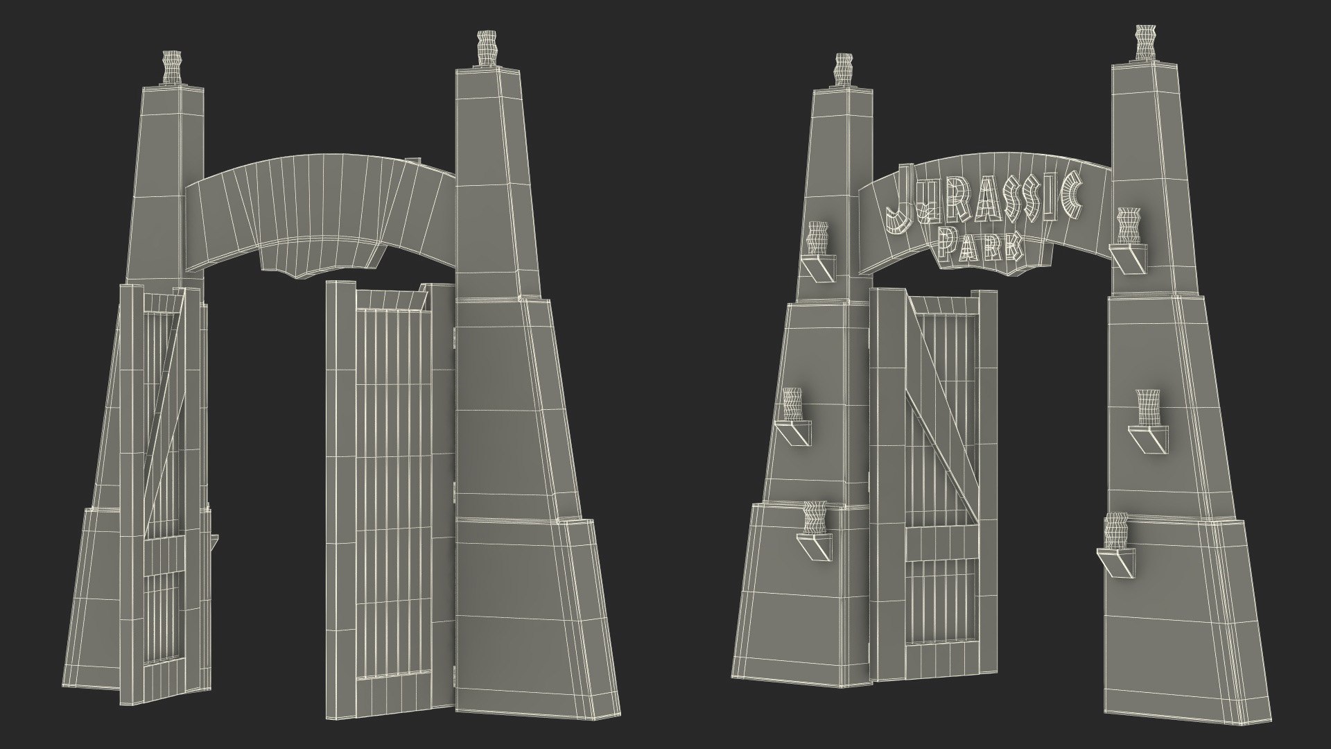 3D Jurassic Park Gate https://p.turbosquid.com/ts-thumb/JX/GrY0iQ/GA/jurassicparkgate3dsmodel027/jpg/1703624453/1920x1080/fit_q87/061ad69141926390bdd23a59ab62be9cee837809/jurassicparkgate3dsmodel027.jpg