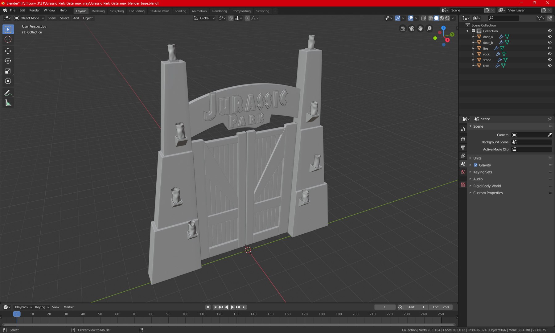 3D Jurassic Park Gate https://p.turbosquid.com/ts-thumb/JX/GrY0iQ/qx/jurassicparkgate3dsmodel024/jpg/1703624439/1920x1080/fit_q87/6a26012db9dd49cbed53f3f4a79409da4207069c/jurassicparkgate3dsmodel024.jpg