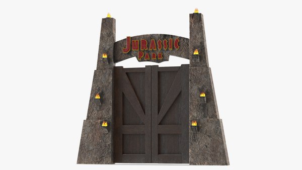 JURASSIC PARK / ジュラシック・パーク [GG] ジュラシック パーク ゲート3Dモデル - TurboSquid 2169808