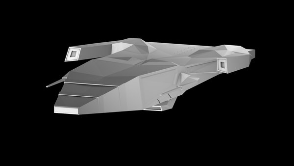 3D futuristic spaceship spacecraft - TurboSquid 1419421