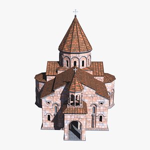 3D Armenian Talin Cathedral Reconstruction