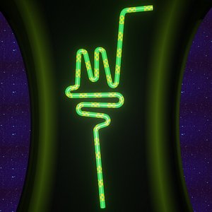Crazy Straw Letter M 3D