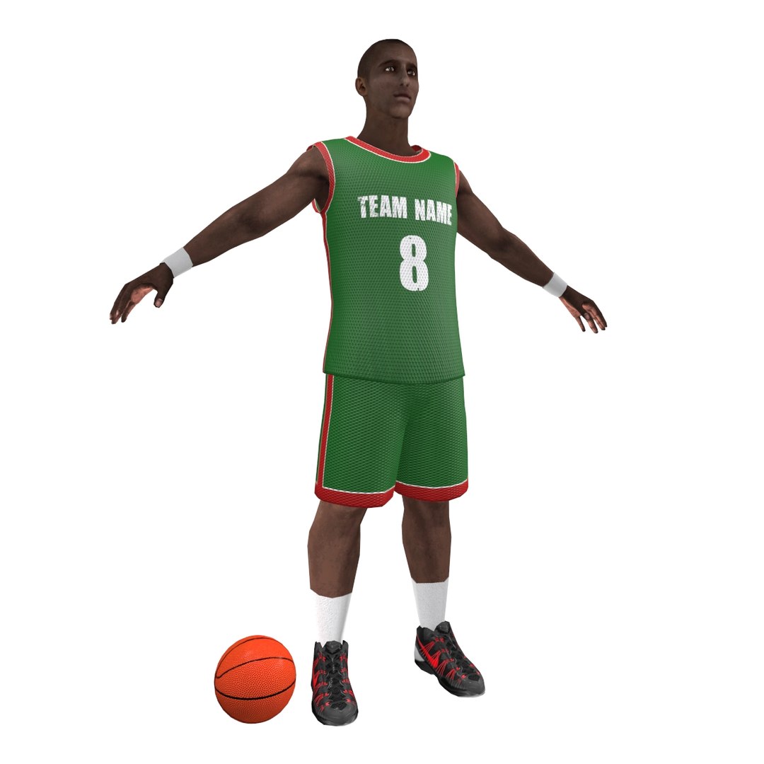 Rigged Basketball Player Ball Model - TurboSquid 1289260