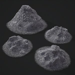 Rock Gravel Piles 3D