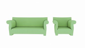 kartell bubble sofa 3D model