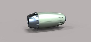 jet engine 3D model