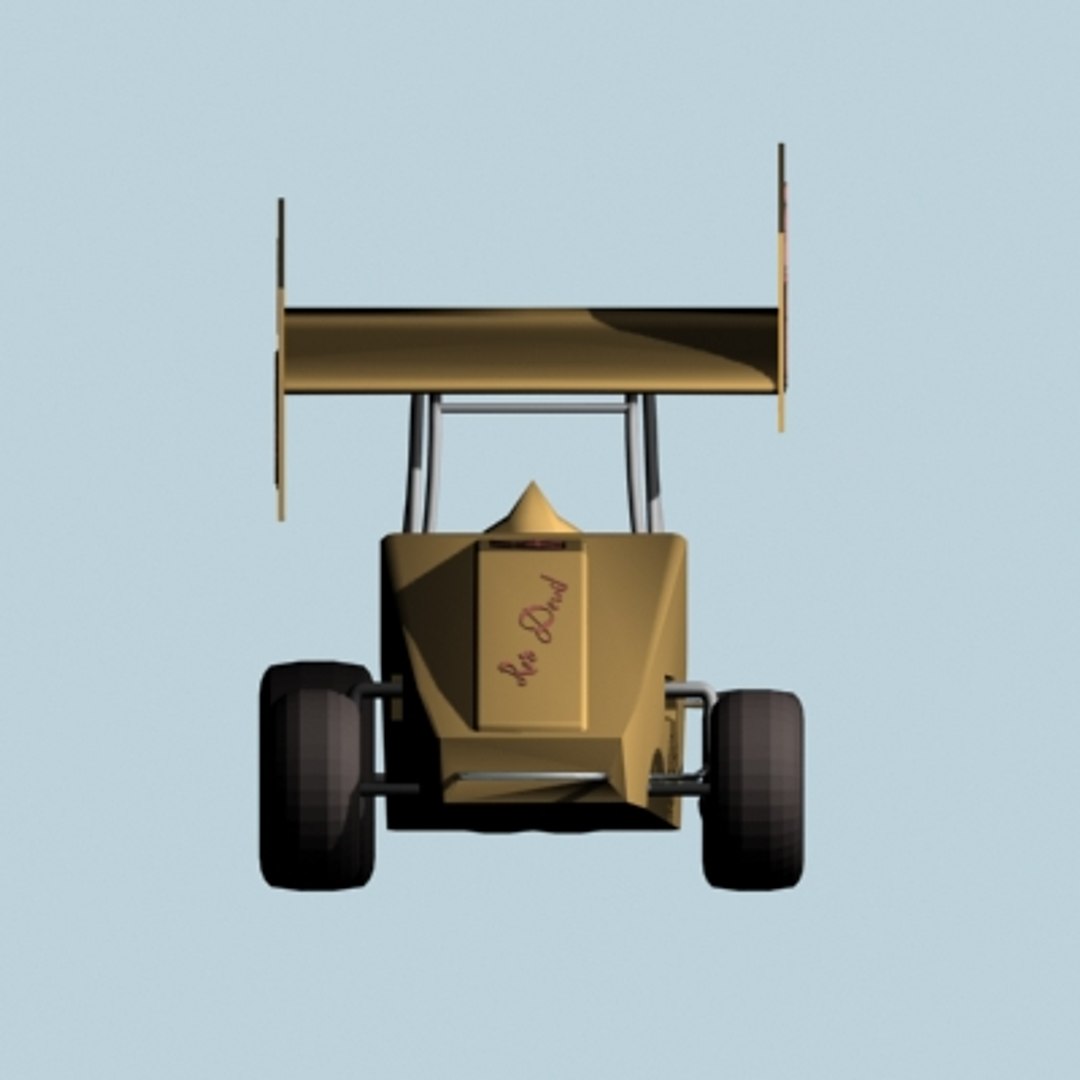 3d Speedway Sprint Car Model