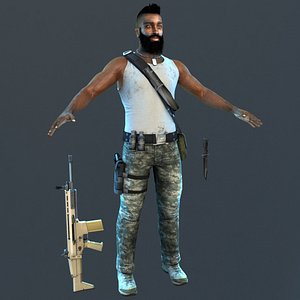3D guerrilla soldier 2