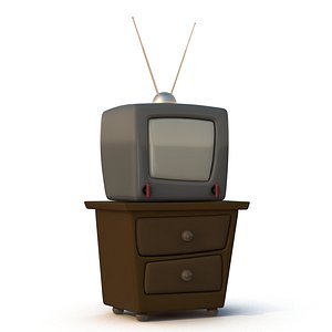 Cartoon TV set